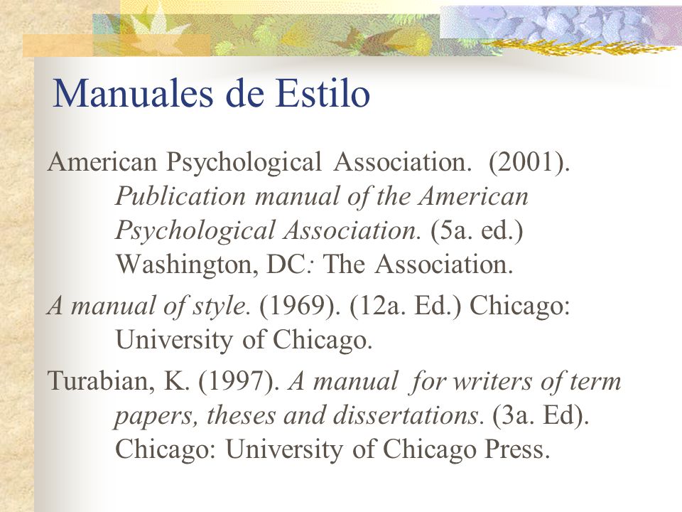 American psychological association essay